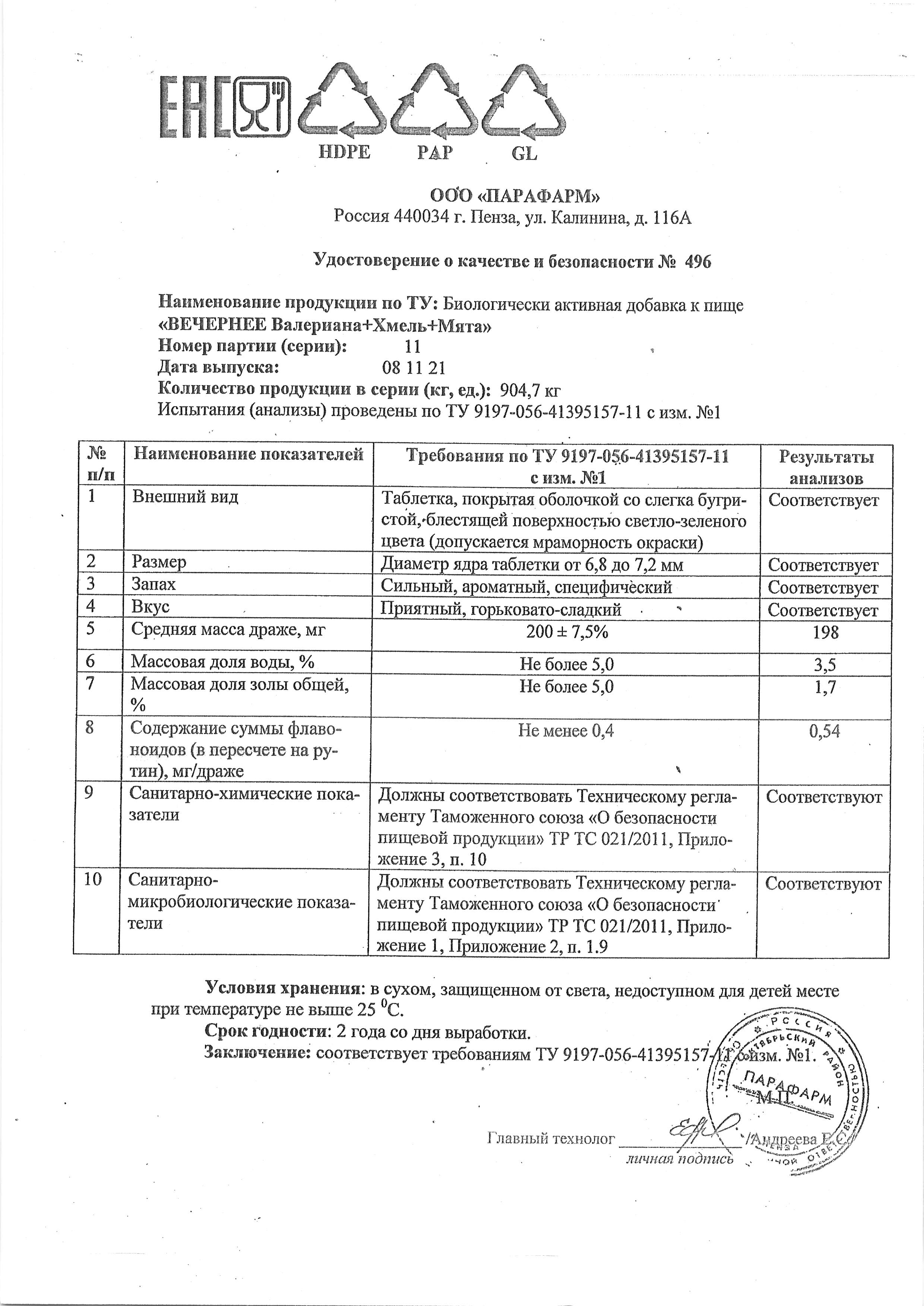 Паспорт №112021
